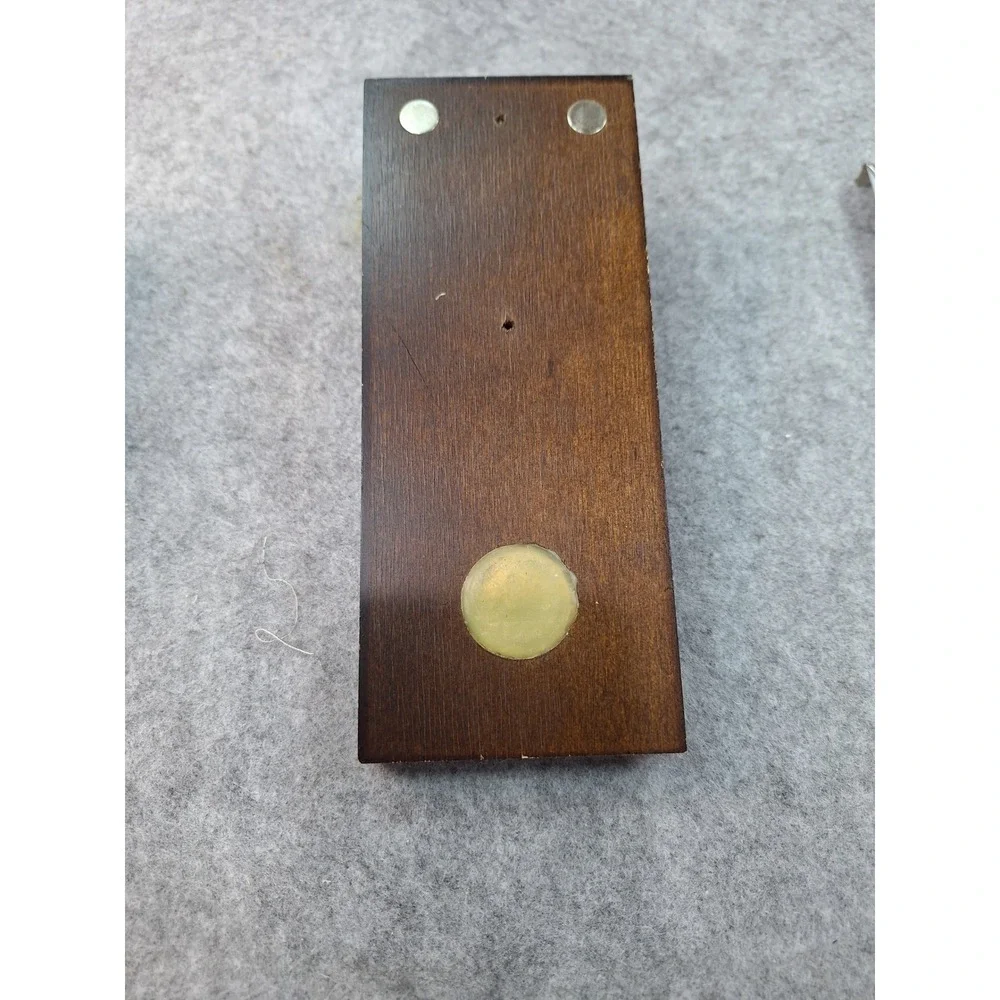 STARR X Magnetic Wall Mount Bottle Opener Wood Plaque DropAndCatch Brown Silver